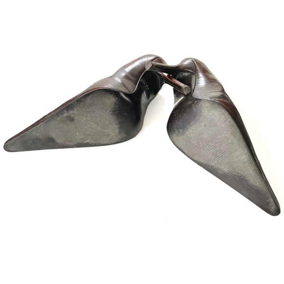 Sz37 / Leather Pointy Toe Stilettos ALDO - Picture 7 of 9